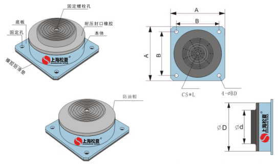 JBQ-900-A氣墊減震器結(jié)構(gòu)圖